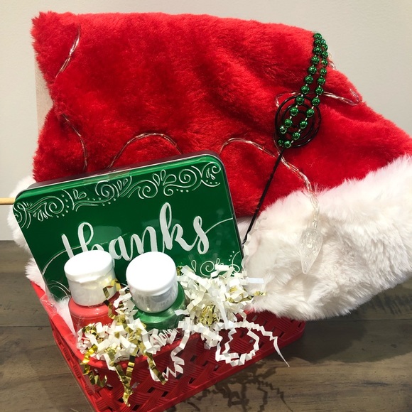 Small Festive Curated Pre-Wrapped Holiday Gift Basket - Picture 3 of 5